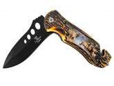 Tactical Knife with Deer